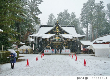 雪の東国三社 86544791