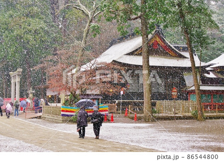 雪の東国三社 86544800