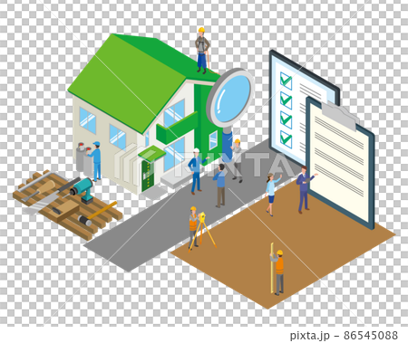 家を建てる人々 86545088