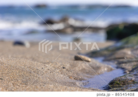 茨城県日立市　初崎海岸の岩場 86545408