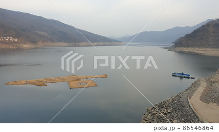 昭陽江 昭陽湖 冬の風景 86546864