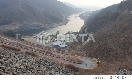 昭陽江 昭陽湖 冬の風景 86546872
