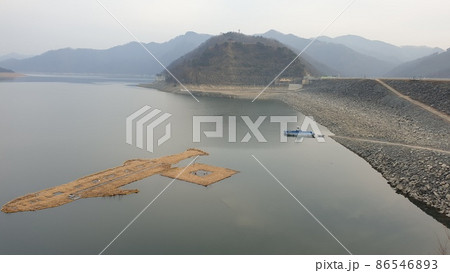 昭陽江 昭陽湖 冬の風景 86546893