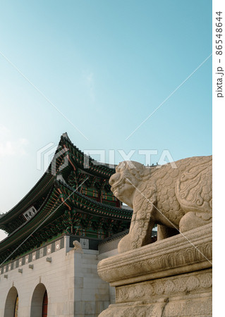 Gwanghwamun gate of Gyeongbokgung Palace in Seoul, Korea Gwanghwamun gate of Gyeongbokgung Palace in Seoul, Korea 86548644