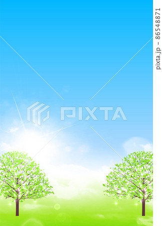 空 草原 風景 背景 空 草原 風景 背景 86548871