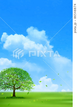 空 草原 風景 背景 空 草原 風景 背景 86548874