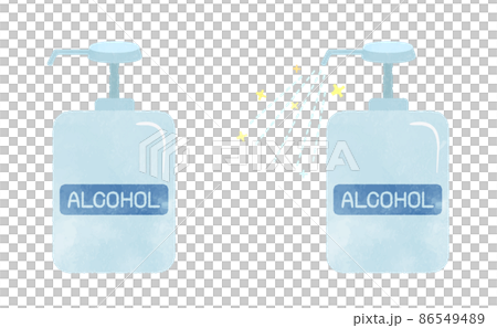 可愛的淺藍色酒精摩擦噴霧瓶套裝 可愛的淺藍色酒精摩擦噴霧瓶套裝 86549489