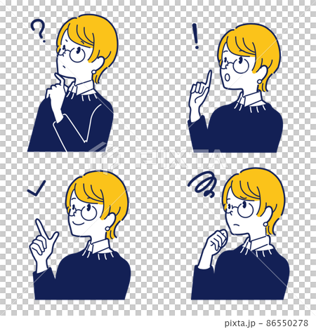 Male facial expression icon 86550278