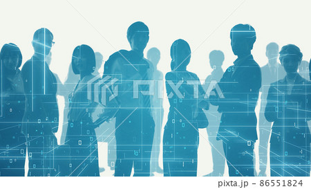 人とネットワーク デジタルトランスフォーメーション 人とネットワーク デジタルトランスフォーメーション 86551824