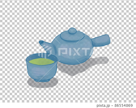 Tea and teapot 86554869