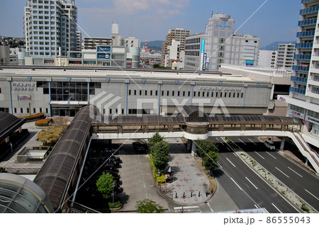 アステ川西屋上より川西能勢口駅を望む 86555043