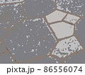 不規則な模様の石畳 86556074