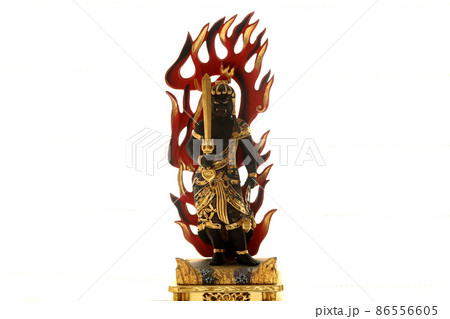 不動明王の仏像物撮りコピースペース1 86556605