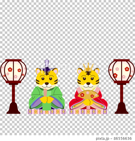 Hina doll illustration 86556636