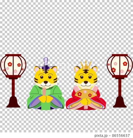 Hina doll illustration Hina doll illustration 86556637