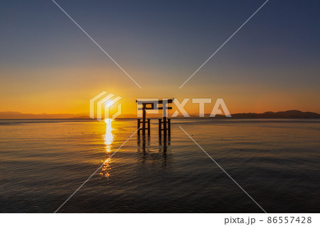 琵琶湖風景 琵琶湖風景 86557428