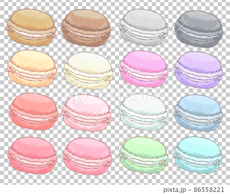 カラフルマカロン　16色セット　ノーマルver 86558221