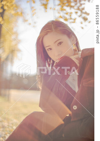 紅葉女性ポートレート 紅葉女性ポートレート 86559188