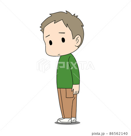 立ち尽くす男の子 立ち尽くす男の子 86562140