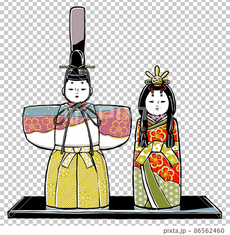 黑漆架上木紋立式娃娃、畫筆劃和啞光畫 86562460
