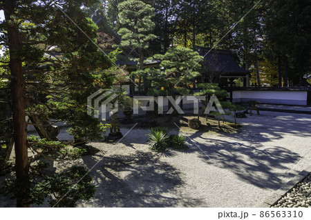 塩山　恵林寺　方丈庭園　山梨県甲州市 86563310