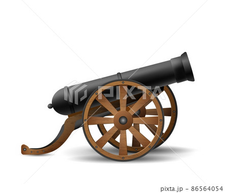 Medieval cannon on wheels Medieval cannon on wheels 86564054