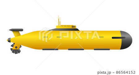 Yellow modern submarine 86564152