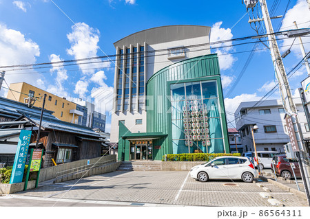秋田県秋田市 晴天の秋田市民俗芸能伝承館(ねぶり流し館) 秋田県秋田市 晴天の秋田市民俗芸能伝承館(ねぶり流し館) 86564311