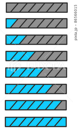 体力ゲージ 水色 のイラスト素材 体力ゲージ 水色 のイラスト素材