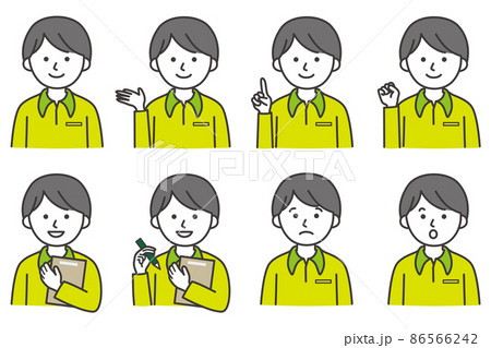 アイコン 人 ポロシャツ 働く AI 素材 ベクター アイコン 人 ポロシャツ 働く AI 素材 ベクター 86566242