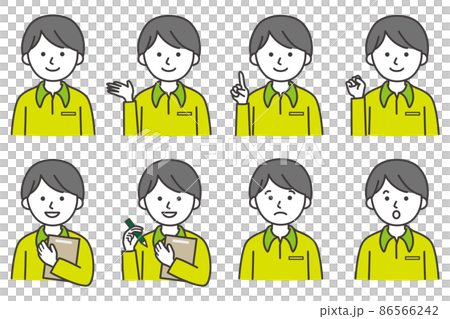 アイコン 人 ポロシャツ 働く AI 素材 ベクター アイコン 人 ポロシャツ 働く AI 素材 ベクター 86566242