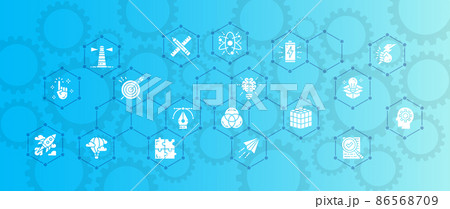 Creative vector illustration. Innovation, startup, artwork, project, idea banner concept for website design or landing web page. 86568709