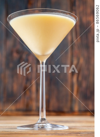 Glass of Canary Flip Cocktail 86569062