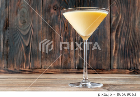 Glass of Canary Flip Cocktail 86569063