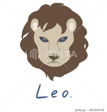 12星座_イラスト_しし座 86569436