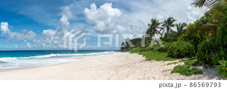 Anse Soleil - Paradise beach on tropical island Mahe Anse Soleil - Paradise beach on tropical island Mahe 86569793