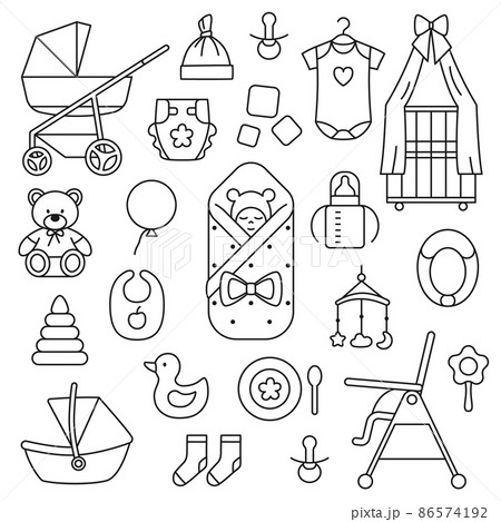 diaper coloring page