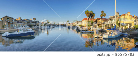 Seaside residential area at Coronado, San Diego, California Seaside residential area at Coronado, San Diego, California 86575782