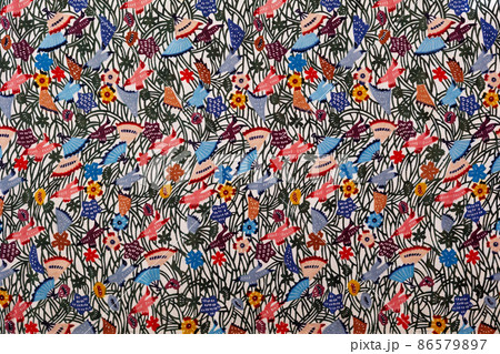 沖縄紅型　琉球紅型 86579897