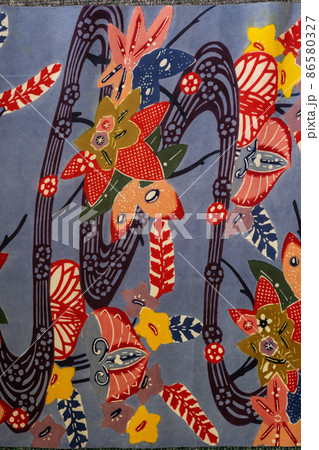 沖縄紅型　琉球紅型 86580327