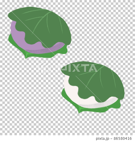 こどもの日_端午の節句_柏餅 こどもの日_端午の節句_柏餅 86580416