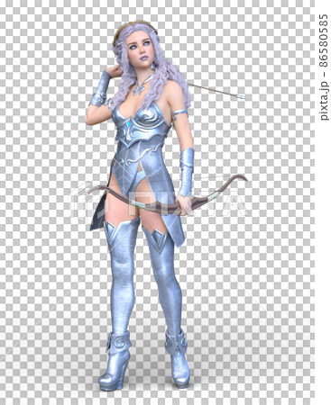 有弓箭的女戰士 86580585