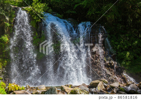 夏の高原リゾート清里 千ヶ滝 夏の高原リゾート清里 千ヶ滝 86581816