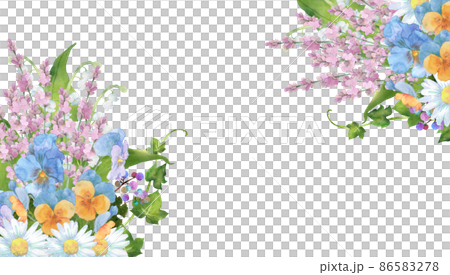 A frame of a bouquet of refreshing colors A frame of a bouquet of refreshing colors 86583278