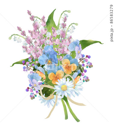 爽やかな色のブーケ 爽やかな色のブーケ 86583279