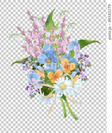 爽やかな色のブーケ 爽やかな色のブーケ 86583279