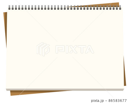 blank sketchbook - Stock Illustration [98605034] - PIXTA