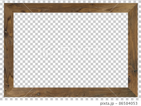Frame with wood grain texture 86584053