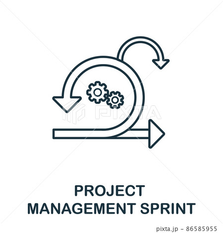 Sprint icon. Line element from project management collection. Linear Sprint icon sign for web design, infographics and more. Sprint icon. Line element from project management collection. Linear Sprint icon sign for web design, infographics and more. 86585955