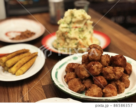豆製のからあげ　台湾素食 86586357